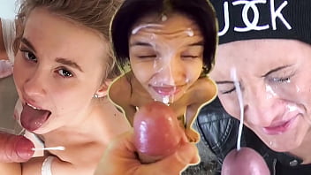 cum on girls face