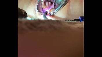 girl having orgasm during massage