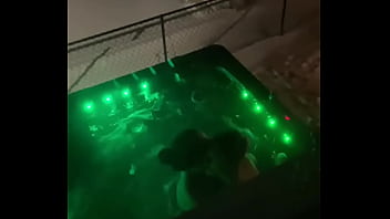 denise milani hot tub video