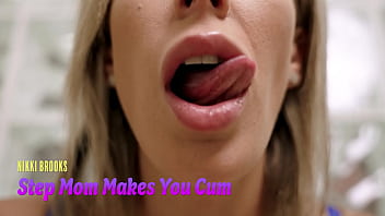 cum in her mouth