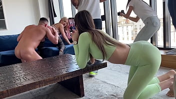 girls pissing pants in public