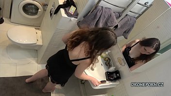 husband wife sex in bathroom