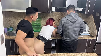 husband and wife have threesome